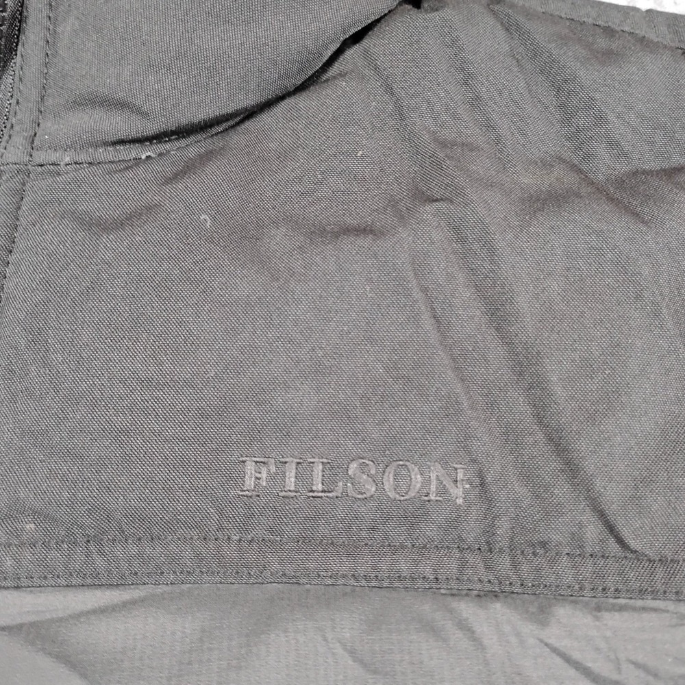 Filson Featherweight Down Jacket Faded Black Hooded Puffer Coat 20067993 Women S - Picture 2 of 14